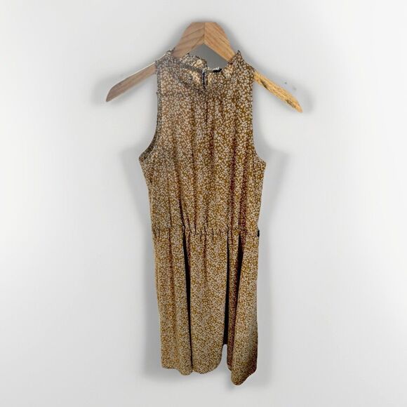 Waist-Defined Floral Hater Midi Dress WOMEN S Sleeveless Cottagecore Spring - Picture 4 of 16